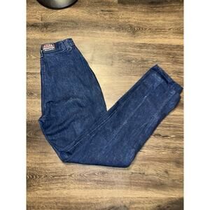 Ozark Mountain Jeans Womens 26x31 Indigo High Rise Bareback Vintage Western USA